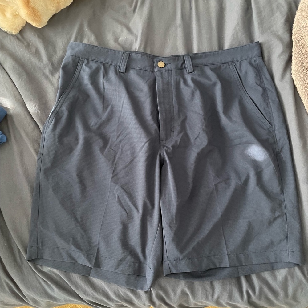 Arnold Palmer Mens Golf Shorts Size 36 Navy 100% Polyester